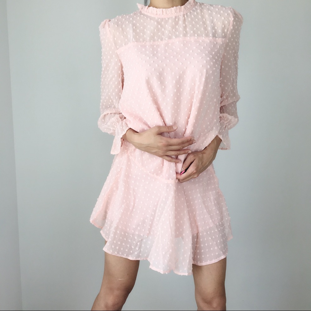 Lush blush fully lined dress - Picture 4 of 8